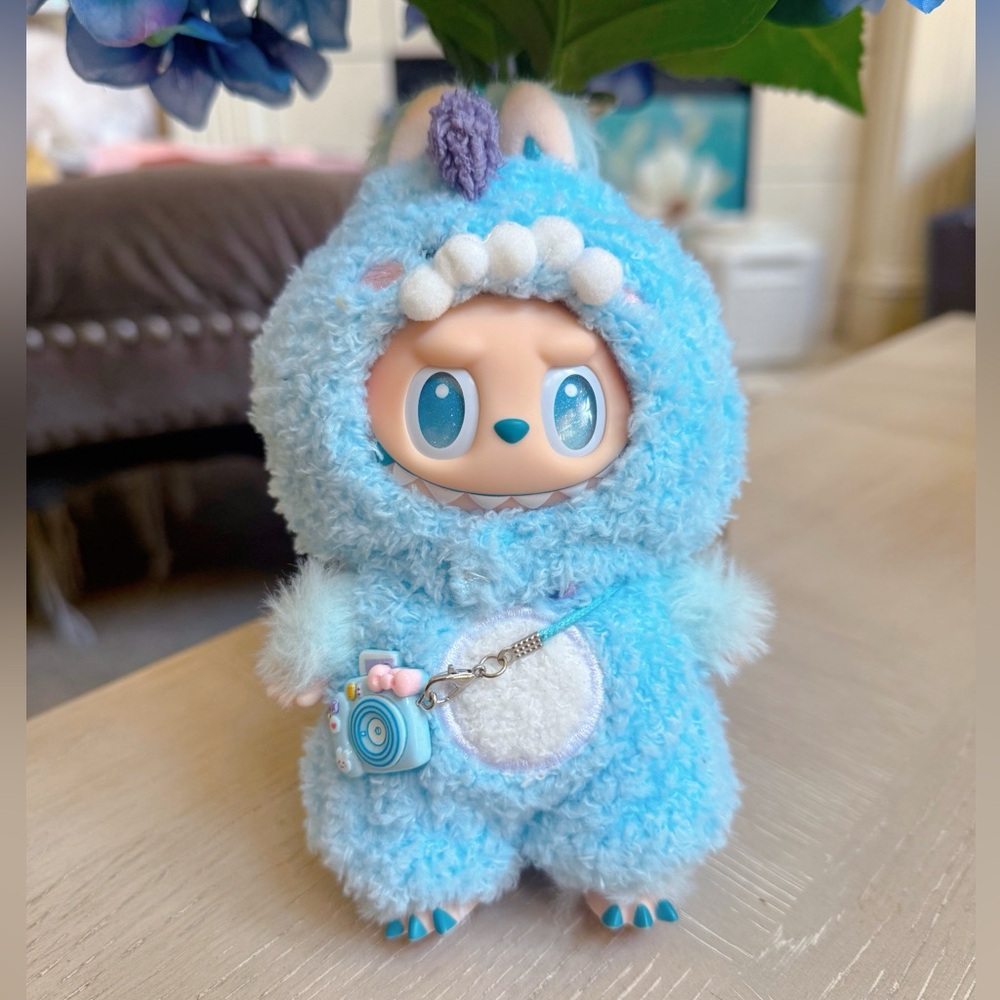 Labubu outfit - The blue Dinosaur